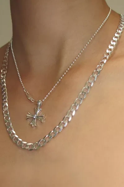 RIMOR Argent Cross 95 Sterling Silver Necklace