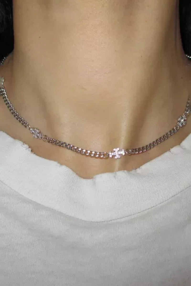 RIMOR Multi Mini Adamas Cross Choker Necklace