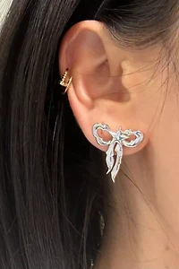 RIMOR Starry Bow Earrings