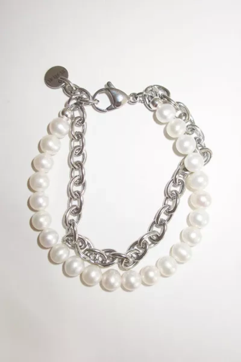 RIMOR Pearl Rolo Chain Bracelet