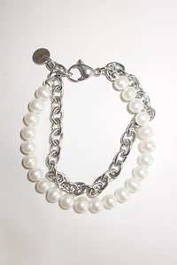 RIMOR Pearl Rolo Chain Bracelet