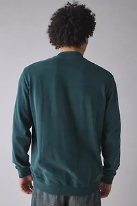 Timberland Leather Badge Logo Crew Neck Sweatshirt
