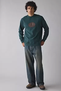 Timberland Leather Badge Logo Crew Neck Sweatshirt