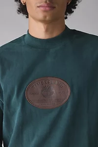 Timberland Leather Badge Logo Crew Neck Sweatshirt