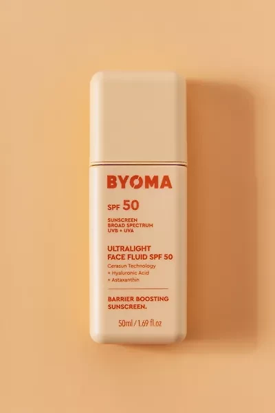 BYOMA Ultra-Lightweight Face Fluid SPF 50 Sunscreen