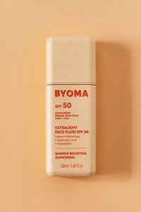 BYOMA Ultra-Lightweight Face Fluid SPF 50 Sunscreen