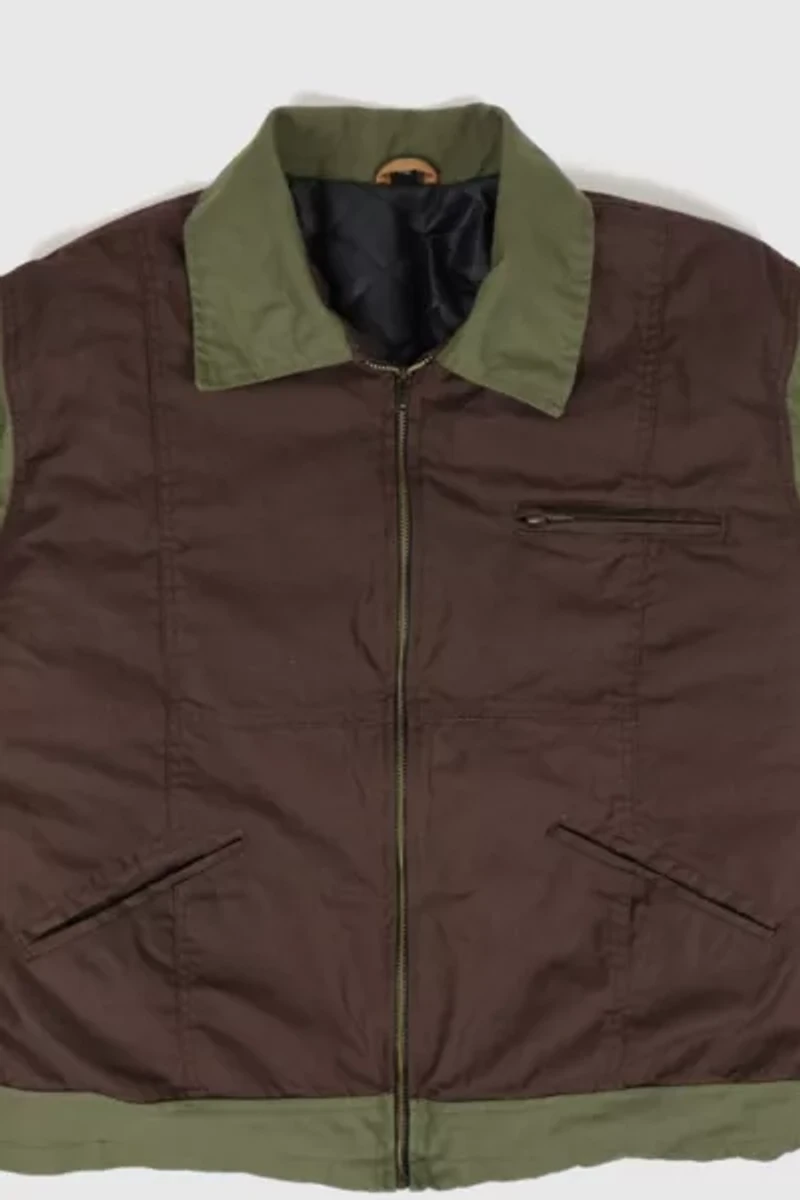 Reworked Workwear Full Zip Jacket