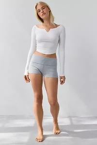 Out From Under Bec Graphic Foldover Micro Short