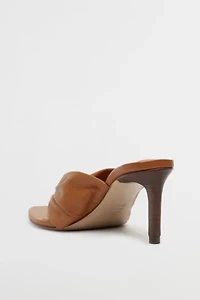 Schutz Lori Knotted Thong Mule Heel