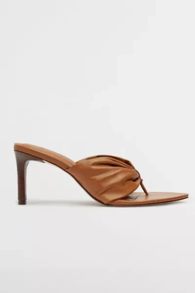 Schutz Lori Knotted Thong Mule Heel
