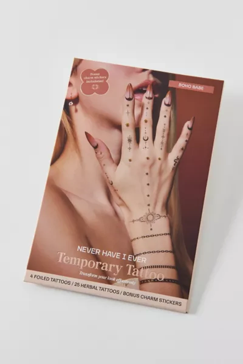 Never Have I Ever Temporary Tattoo Set