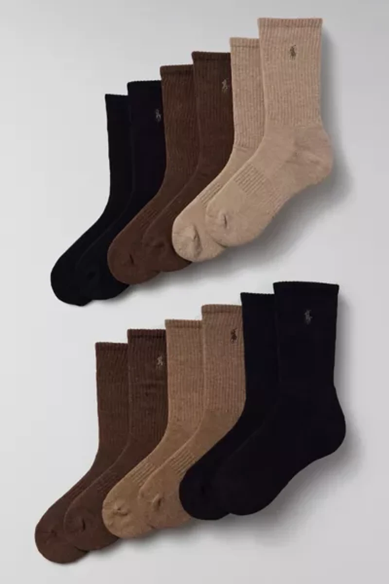 Polo Ralph Lauren Performance Crew Sock 6-Pack