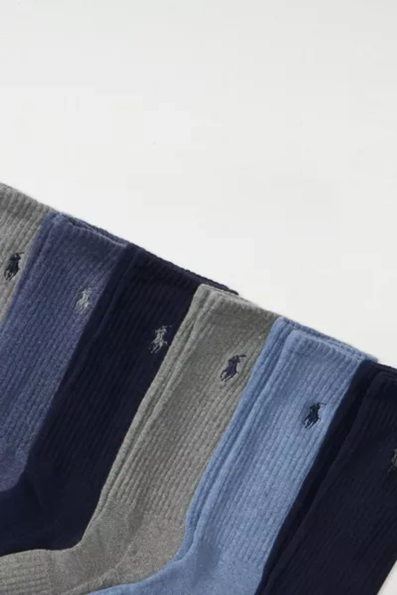 Polo Ralph Lauren Performance Crew Sock 6-Pack