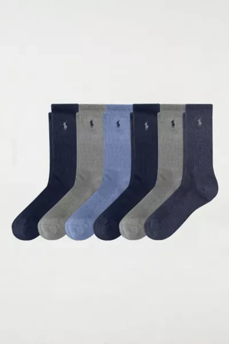 Polo Ralph Lauren Performance Crew Sock 6-Pack