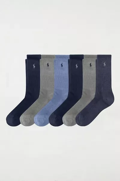 Polo Ralph Lauren Performance Crew Sock 6-Pack