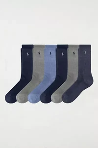Polo Ralph Lauren Performance Crew Sock 6-Pack