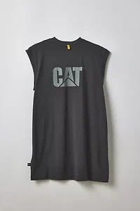 CAT Trademark Graphic Muscle Tee