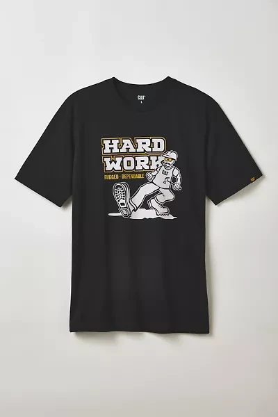 CAT Hard Work Graphic Tee