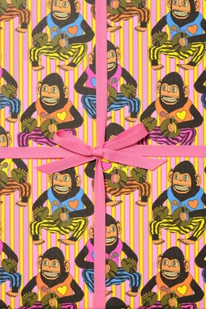 Red Cap Love You Weirdo Wrapping Paper