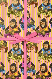 Red Cap Love You Weirdo Wrapping Paper