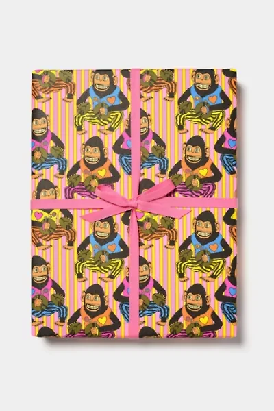 Red Cap Love You Weirdo Wrapping Paper
