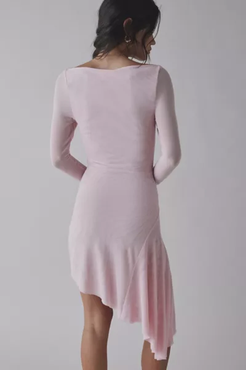 CAMPBELL&KRAMER X ReMADE By UO Exclusive Demeter Boatneck Mini Dress