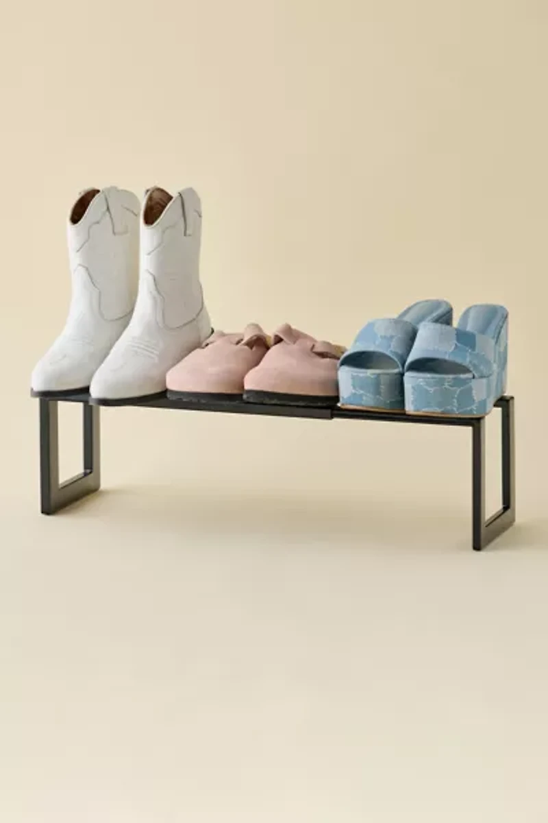 Mel Metal Expandable Shoe Rack