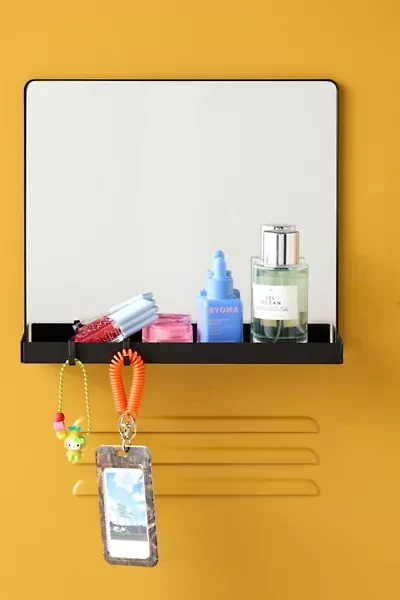 Rayna Magnetic Storage Rack Mirror