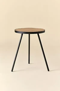 Violet Metal Tri-Leg Side Table