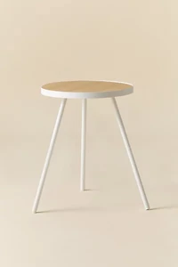 Violet Metal Tri-Leg Side Table