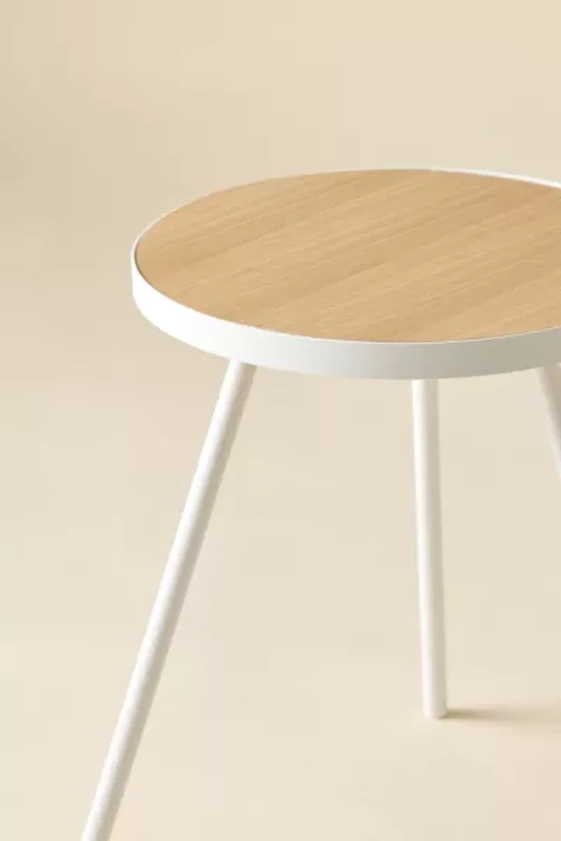 Violet Metal Tri-Leg Side Table