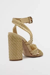Schutz Khari Woven Heeled Sandal