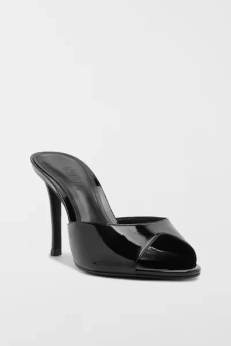 Schutz Cloe Patent Leather Mule Heel