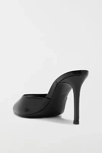 Schutz Cloe Patent Leather Mule Heel
