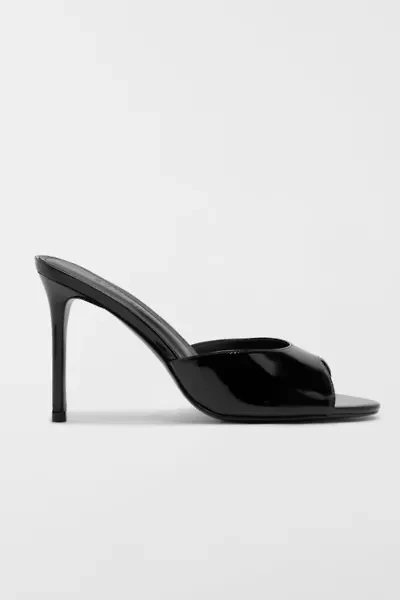 Schutz Cloe Patent Leather Mule Heel