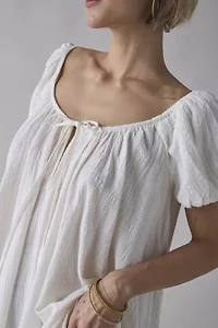 Out From Under Amara Cotton-Blend Slip Mini Dress