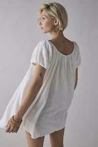 Out From Under Amara Cotton-Blend Slip Mini Dress