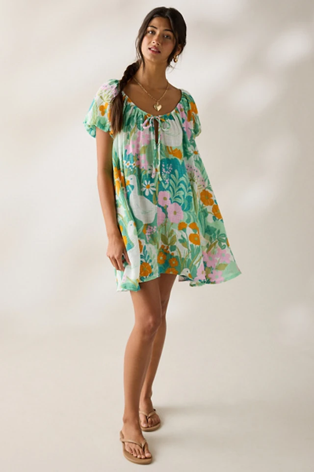 out from under amara cotton-blend slip mini dress Out From Under Amara Cotton-Blend Slip Mini Dress