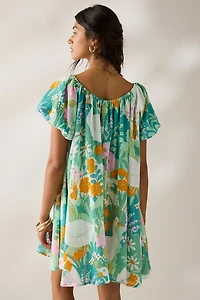 Out From Under Amara Cotton-Blend Slip Mini Dress