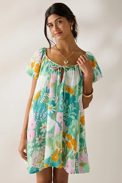 Out From Under Amara Cotton-Blend Slip Mini Dress