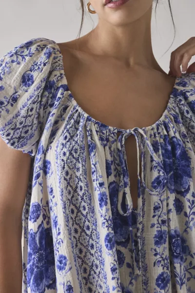 Out From Under Amara Cotton-Blend Slip Mini Dress