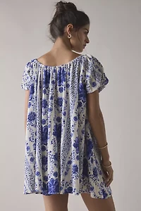 Out From Under Amara Cotton-Blend Slip Mini Dress