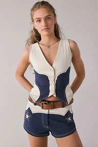 by.DYLN Donella Twill Vest Top