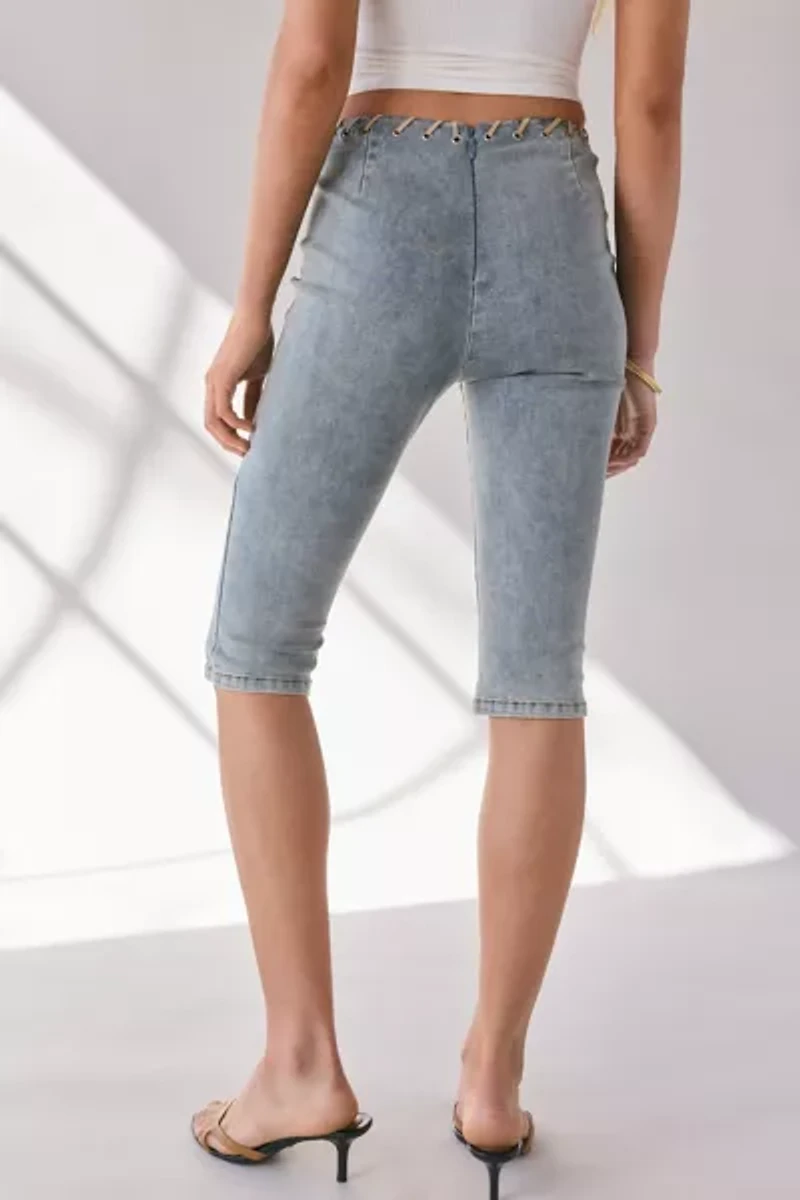 by.DYLN Davina Denim Capri Pant
