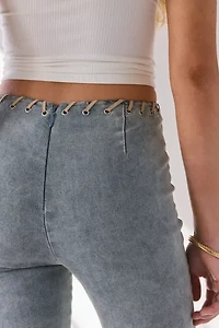 by.DYLN Davina Denim Capri Pant