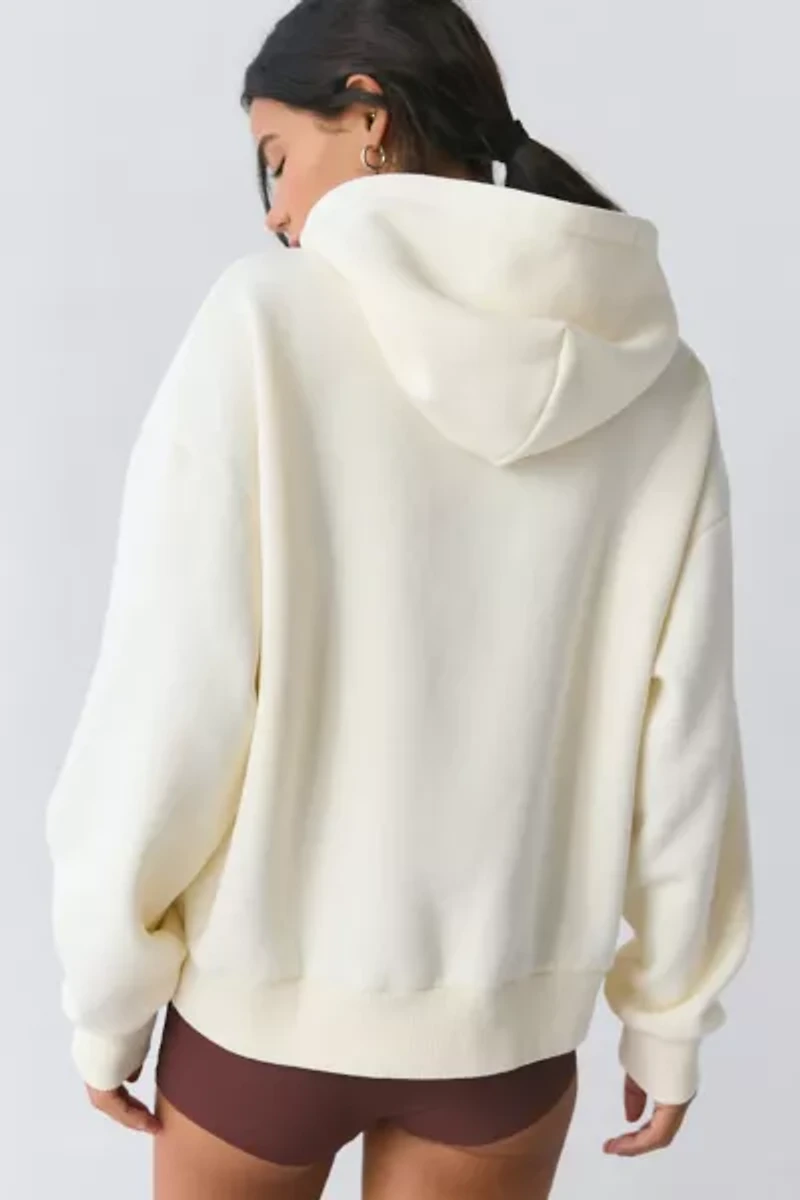NY Applique Graphic Pullover Hoodie Sweatshirt