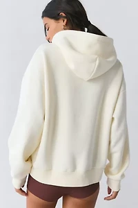 NY Applique Graphic Pullover Hoodie Sweatshirt