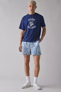 UO Printed Vacation Pull-On Short