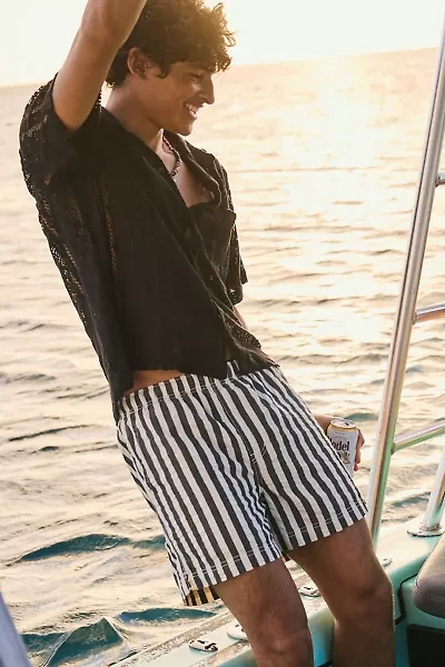 UO Striped Vacation Pull-On Short