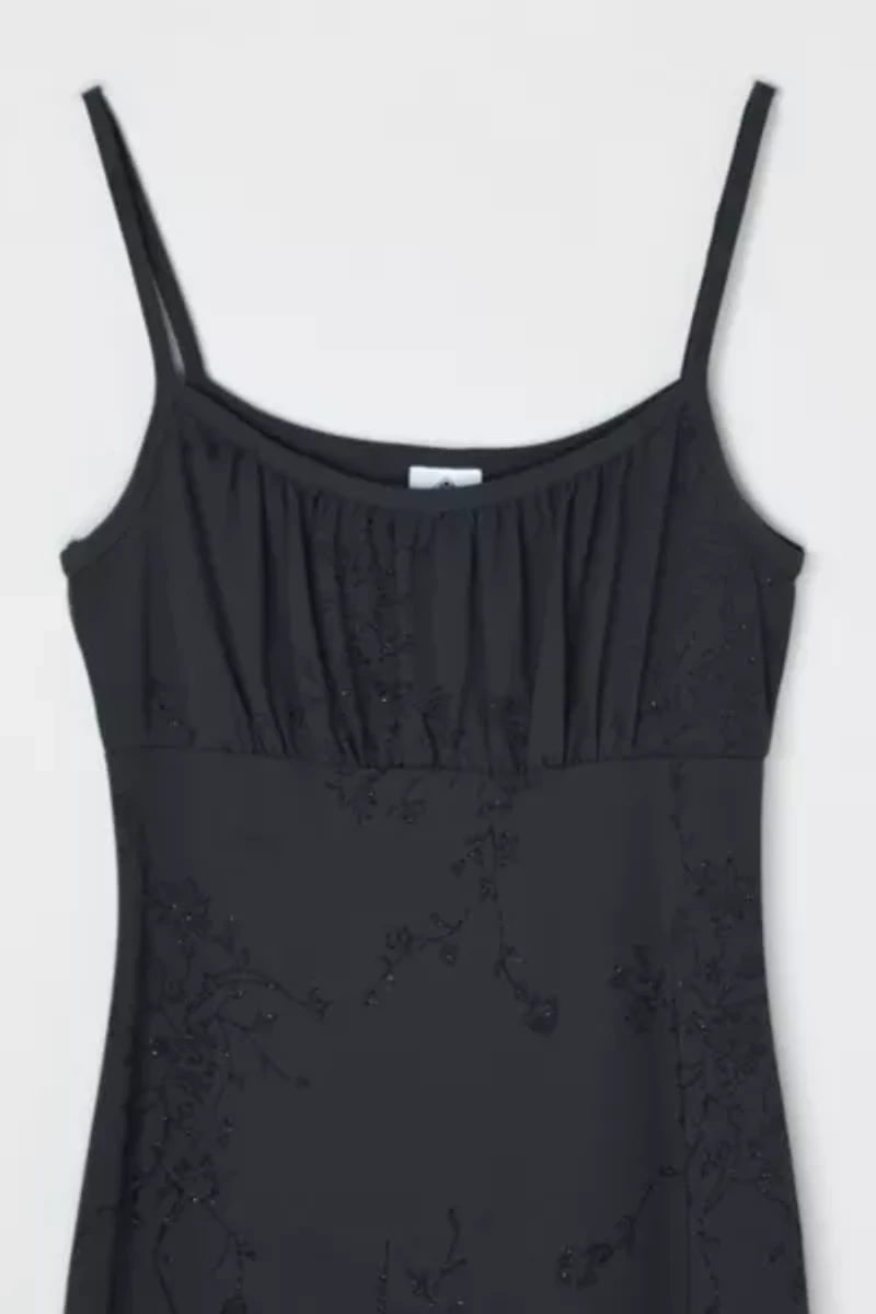 Vintage Y2k Glittered Maxi Dress